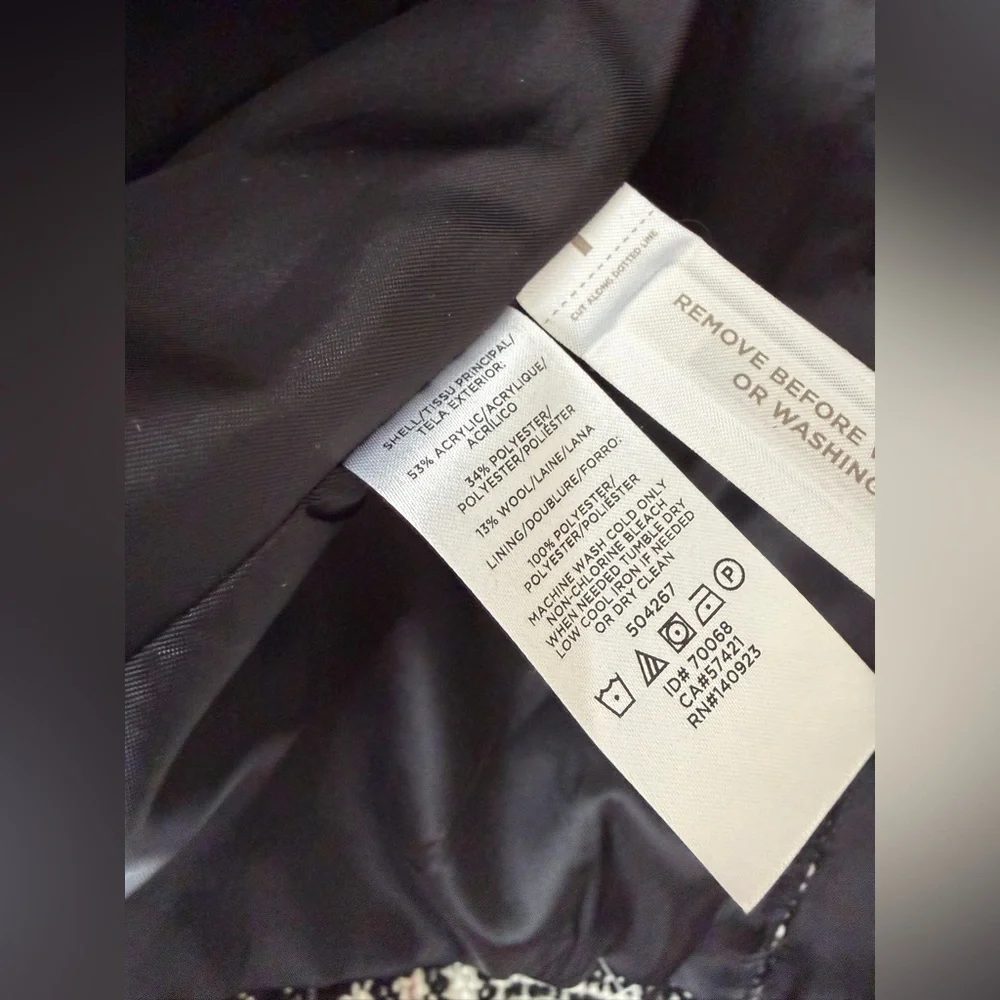 NWT LOFT plaid blazer